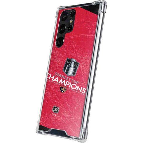 NHL 2024 Stanley Cup Champions Panthers Galaxy S22 Ultra Clear Case